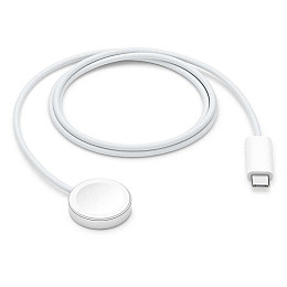 Бездротовий зарядний пристрій Apple Watch Magnetic Fast Charger USB-C (MX2H2AM/A2257) - білий