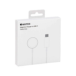 Беспроводное зарядное устройство Apple Watch Magnetic Fast Charger USB-C (MX2H2AM/A2257)- белый