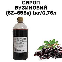 Сироп Бузиновый пластиковая бутылка Eva 1 кг/0.76 л