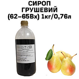Сироп Грушевый пластиковая бутылка Eva 1 кг/0.76 л
