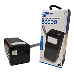 Повербанк ACL PW-07 50000 mah с быстрой зарядкой и LED фонариком Лампа powerbank (1756375431)