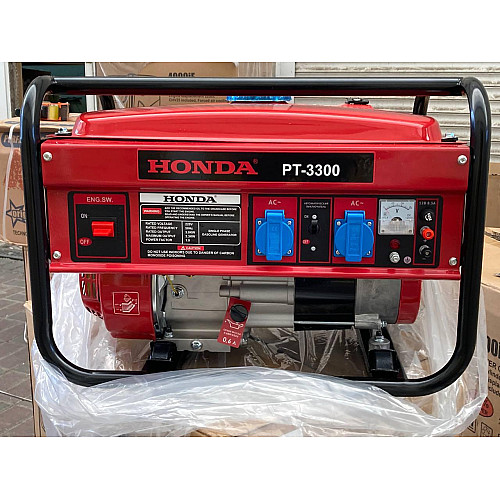 Бензиновый генератор Honda PT-3300 3.3 кВт с медной обмоткой до 15 часов работы ручной стартер (1900338406)