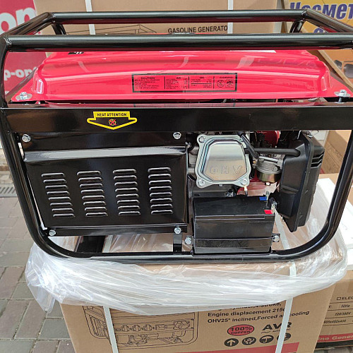 Бензиновый генератор Gasoline Generator 3.3кВт 4-х тактный электростартер 1 фаза (1901941275)
