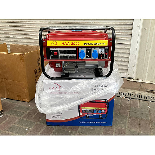 Генератор электричества тихий Gasoline AAA-3000 2.8кВт комбинированный ручной стартер (1969481982)