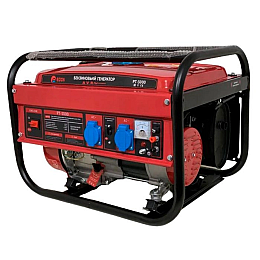 Генератор электричества бензиновый аварийный Edon PT-3000 3,2 кВА 1 фаза ручной стартер (1978997049)