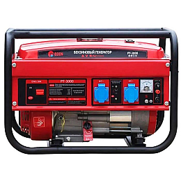 Генератор электричества бензиновый аварийный Edon PT-3000 3,2 кВА 1 фаза ручной стартер (1978997049)