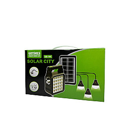 Станция бесперебойного света Gdtimes GD-105 с солнечной панелью/фонарем/лампой (1980078374)