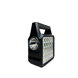 Ручной прожектор фонарь с повербанком Gdtimes GD-105 с солнечной панелью/лампой (1980102045)