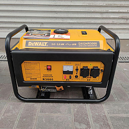 Генератор електрики бензиновий аварійний DeWalt DXGNR3000 3.5кВт мідна обмотка ручний стартер (1988423992)