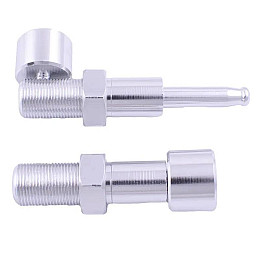 Трубка курительная металлическая болт Changfeng №4684 Silver (15664-hbr)