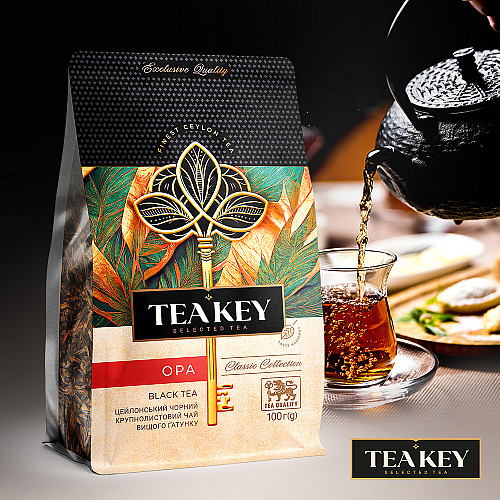 Чай черный рассыпной крупнолистовой "OPA" TEA KEY 100 г