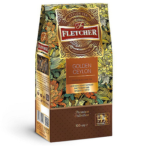 Чай черный рассыпной "Golden Ceylon" FLETCHER 100 г