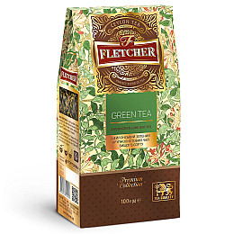 Чай зеленый рассыпной "Green Tea" FLETCHER 100 г