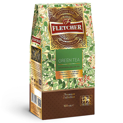 Чай зелений розсипний "Green Tea" FLETCHER 100 г
