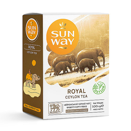 Чай чорний розсипний "Royal Ceylon Black Tea" Sun Way 100 г