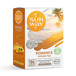 Чай черный рассыпной Romance Ceylon Black Tea" Sun Way 100 г