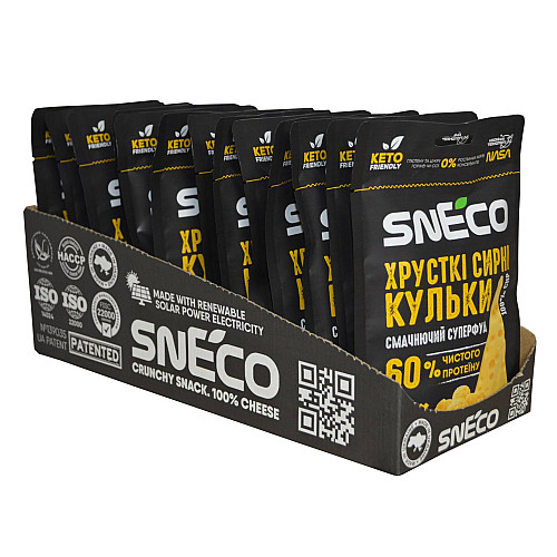 Короб фирменный snEco ShowBox Сыр сушеный/Суперфуд 15 уп (357610398432)