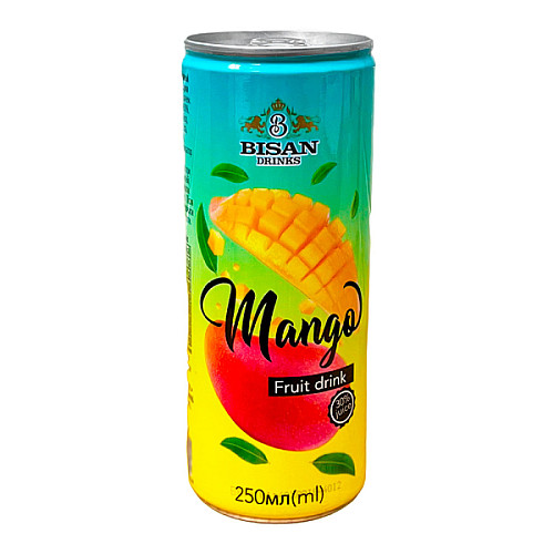 Напиток безалкогольний сокосодержащий Bisan MANGO 250 мл