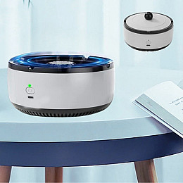 Пепельница настольная с крышкой VigohA Серая