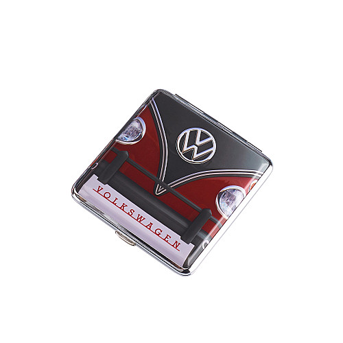 Портсигар на 20 сигарет Volkswagen Case Bus Front LICENCES Червоний-Чорний (40610137REBL)