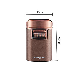 Зажигалка настольна газова 4 турбо Silver Match Monaco Темна мідь (40674372)