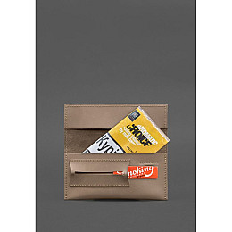 Кожаный кисет для табака BlankNote 1.0 светло-бежевый Crazy Horse