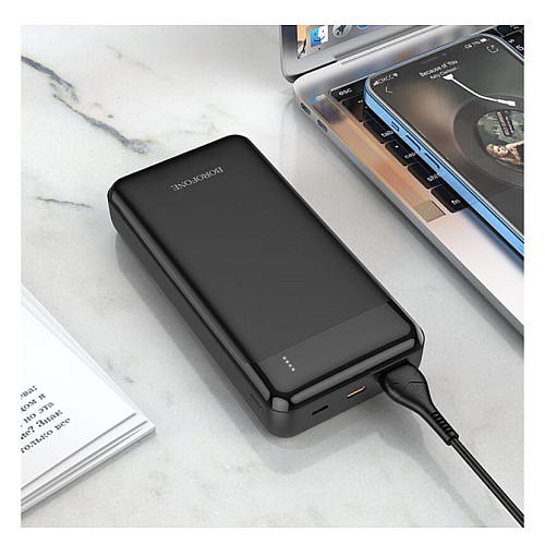 Мобильное устройство для зарядки Power Bank Borofone J19A 20000mAH Черный