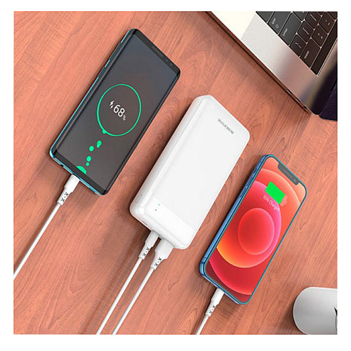 Мобильное устройство для зарядки Power Bank Borofone J19A 20000mAH Белый