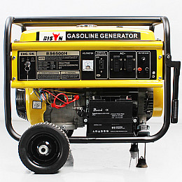 Бензиновий генератор Bison BS6500E 5.5 кВт 25л бак