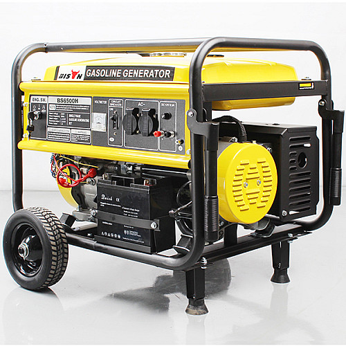 Бензиновый генератор Bison BS6500E 5.5 кВт 25л бак