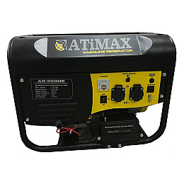 Генератор бензиновый Atimax AG-3500-E 2,8 квт 1 фазный без кробоки