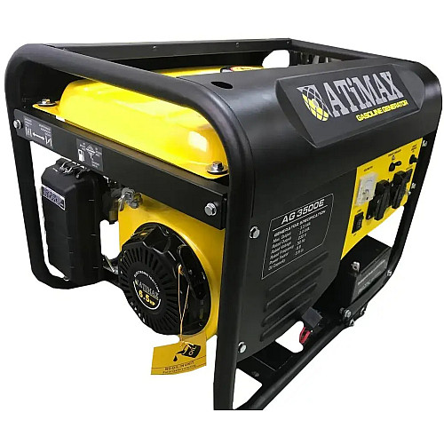Генератор бензиновый Atimax AG-3500-E 2,8 квт 1 фазный без кробоки