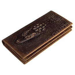 Купюрник чоловічий Vintage 14381 шкіряний Коричневий, Коричневий
