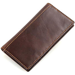 Кредитница Vintage 14512 кожаная Коричневая, Коричневый