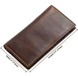 Кредитница Vintage 14512 кожаная Коричневая, Коричневый