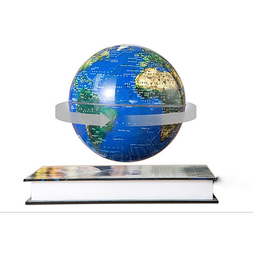 Левитирующий глобус на книге 6 дюймов Levitating globe (LPG6001B2)