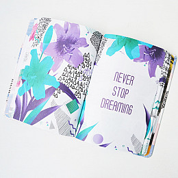 Жіночий щоденник 4Profi Positive Book формат A5 Ненумерований Рожевий 204 аркуші 900916