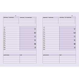 Планувальник 4Profi формат A6 Недіатований Голубий 176 аркушів 904112