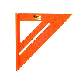 Угольник плотника MASTERTOOL 180 мм пластиковий 30-3516