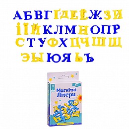 Буквы магнитные Украинский алфавит Країна іграшок (PL-7001)