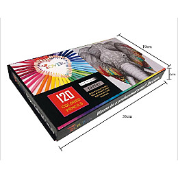 Набор цветных карандашей для рисования  YOVER  120 цветов