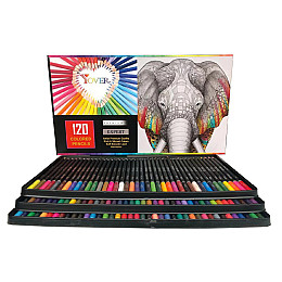 Набор цветных карандашей для рисования  YOVER  120 цветов