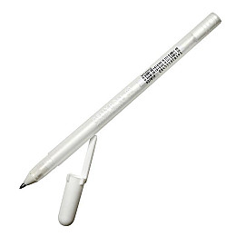 Ручка гелевая белая TOUCHNEW 0.8 mm