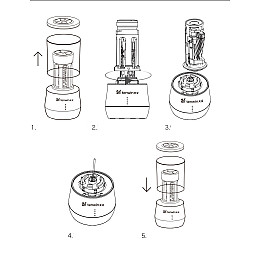 Запасной нож (винтовое лезвие) для электрической точилки для карандашей TENWIN 8018 (5056)