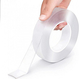 Багаторазова кріпильна стрічка Ivy Grip Tape 1 м Прозорий (hub_jxsn7b)