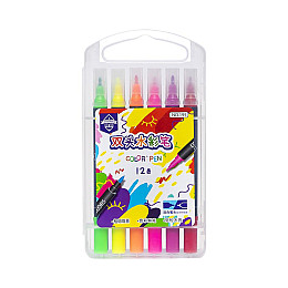 Дитячі Фломастери "Двосторонній" COLOR-IT 195-12 12 кольорів