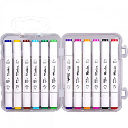 Набір фломастерів Bambi 12 кольорів "Art - Marker" 218-12 в пластиковому боксі