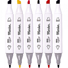 Набір фломастерів Bambi 12 кольорів "Art - Marker" 218-12 в пластиковому боксі