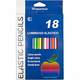 Карандаші 18 кольорів Metr+ CR755-18 Luminoso elastico "С"