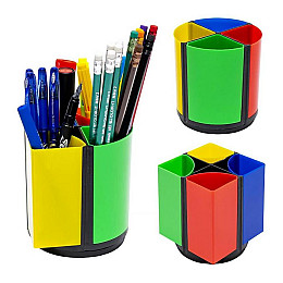 Стакан для ручек COLOR-IT 468 пластиковый 10х10х11 см